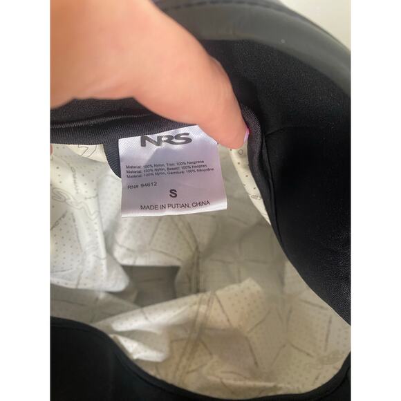 NRS Men's Endurance Splash Pants Water Resistant Hyprotex 2.5 Black Size Small - Picture 2 of 5